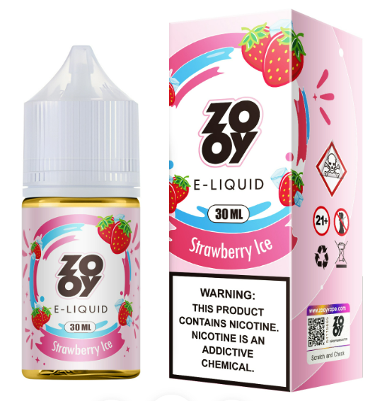 Zooy 30ml Liquid 50MG - STRAWBERRY ICE