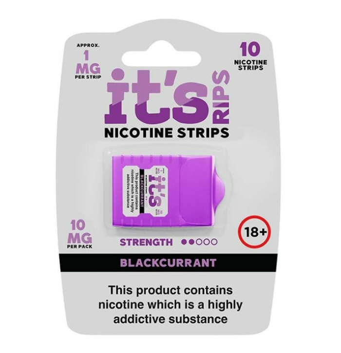 ITS RIPS Blackcurrant Nicotine Strips