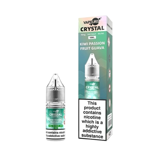 VAPEURS CRYSTAL LIQUIDS Kiwi Passion fruit Guava 10MG