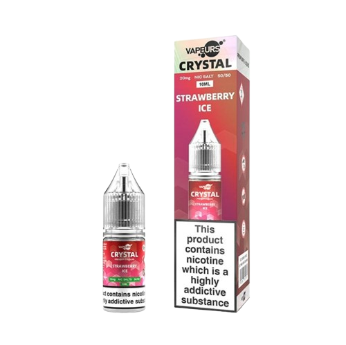 VAPEURS CRYSTAL LIQUIDS Strawberry Ice 10MG